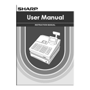 Sharp ER-A421 Cash Register Manual